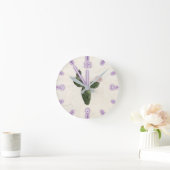 Aardige waterverf cactus ronde klok (Huis)