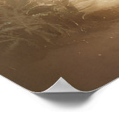 Aardige waterverf poster van een baby konijn (Hoek)