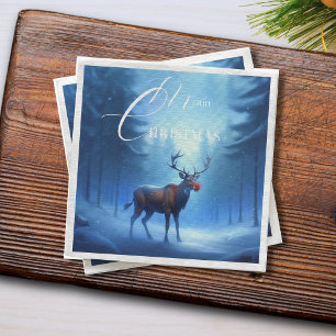 Aardige Winter Wonderland Prettig Kerstfeest Servet