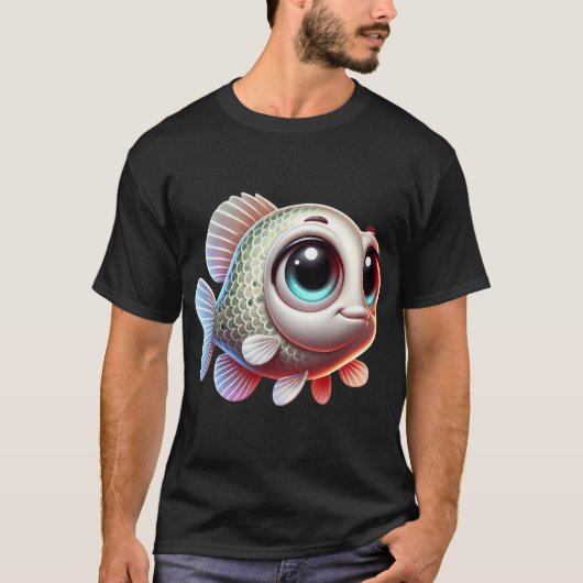 Aardige Witte Crappie T-shirt (Voorkant)