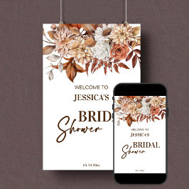 Aardige woestijn boho vrijgezellenfeest welkomstbo poster