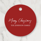 Aardige Zeeschildpad Kerstvakantie Aquarel Bedankjes Labels (Achterkant)