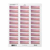 Aardige Zeester Strand Zonsondergang Etiket (Full Sheet)