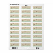 Aardige Zeester ,Tropisch Retouradres Label (Full Sheet)