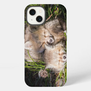 Aardigste baby dieren Slaande baby rode vosjes iPhone 13 Hoesje