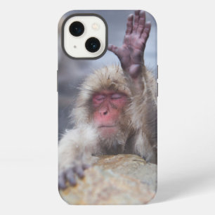 Aardigste baby dieren Sneeuw aap gezicht iPhone 13 Hoesje