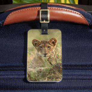 Aardigste Babydieren Cute Baby Leeuwenwelp Bagagelabel