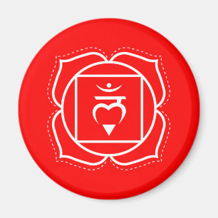 Aarding energie rode wortel chakra magneet