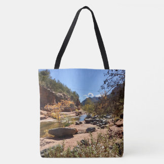 Aarding in Sedona Tranquility Schilderachtige Bood Tote Bag