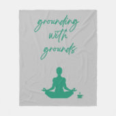 Aarding met Gronden Meditatie Fleece Deken (Voorkant)