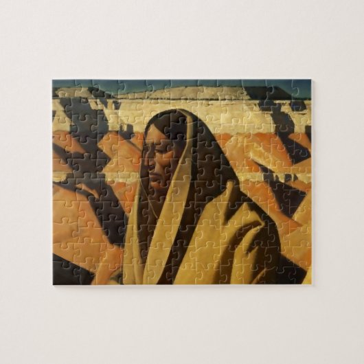 “Aardkenner” Westerse kunst van Maynard Dixon Legpuzzel (Horizontaal)