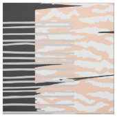 Aardkleuren abstract geometrisch patroon stof (Swatch)