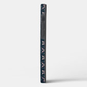 aardkleurige bloemige geometrische tegels Case-Mate iPhone case (Achterkant / Links)