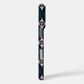 aardkleurige bloemige geometrische tegels Case-Mate iPhone case (Achterkant / Rechts)