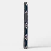 aardkleurige bloemige geometrische tegels Case-Mate iPhone case (Achterkant / Rechts)