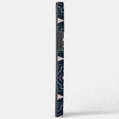 aardkleurige bloemige geometrische tegels Case-Mate iPhone case (Achterkant / Rechts)