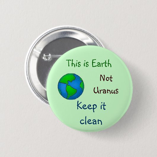 aardknop ronde button 5,7 cm (Voorkant /achterkant)