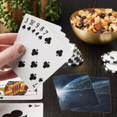 aardmaan en zon pokerkaarten (Insitu)