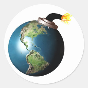 Aardobber Ronde Sticker