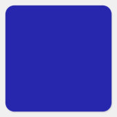 Aardoblauw Vierkante Sticker (Voorkant)
