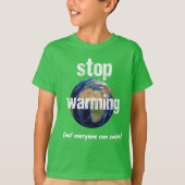 Aardodag 2019 opwarming van de aarde t-shirt (Voorkant)