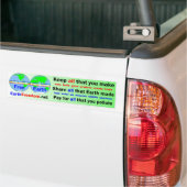 Aardolie Bumpersticker (Op Truck)