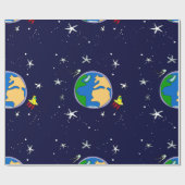 Aardolierpapier en satellietpakpapier cadeaupapier (Vlak)