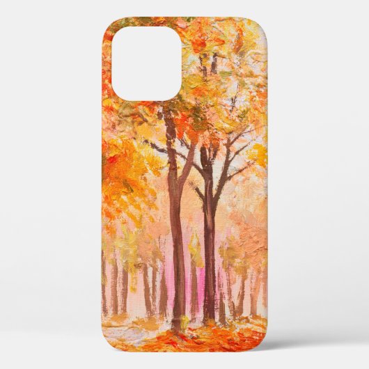 Aardolieschilderlandschap - kleurrijk herfstbos Case-Mate iPhone case (Achterkant)
