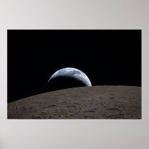 Aardondergang Orion-ruimtevaartuig Artemis-maanmis Poster