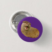 Aardotter Ronde Button 3,2 Cm (Voorkant /achterkant)