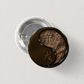 Aardpaard Ronde Button 3,2 Cm (Voorkant /achterkant)