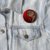 Aardpaard Ronde Button 5,7 Cm (In situ)