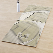 Aardpastel Autumn Abstracte kunst Monogram