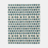 Aardpatroon Fleece Deken (Voorkant)