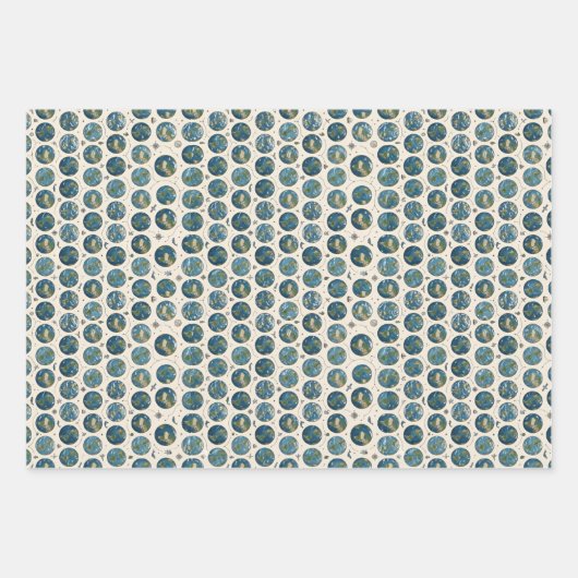 Aardpatroon Inpakpapier Vel (Voorkant)