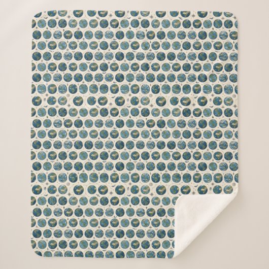 Aardpatroon Sherpa Deken (Voorkant)