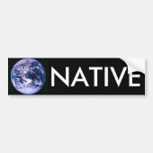 Aardrager Bumpersticker (Voorkant)