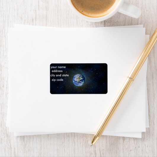 Aardretouradreslabels Etiket (Insitu)