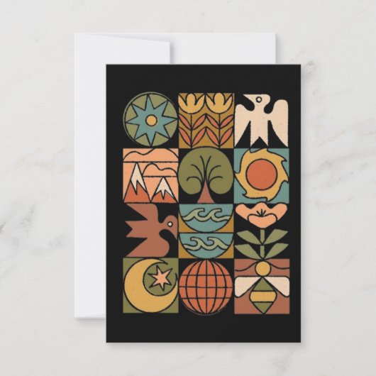 aardrijk bedankkaart (Voorkant)