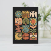 aardrijk bedankkaart (Staand voorkant)