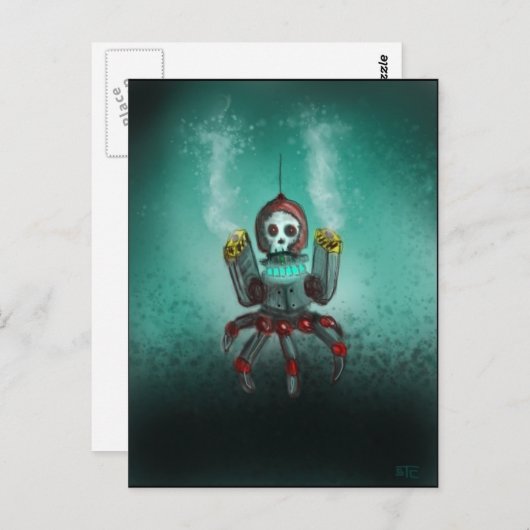 Aardrobot Briefkaart (Voorkant / Achterkant)