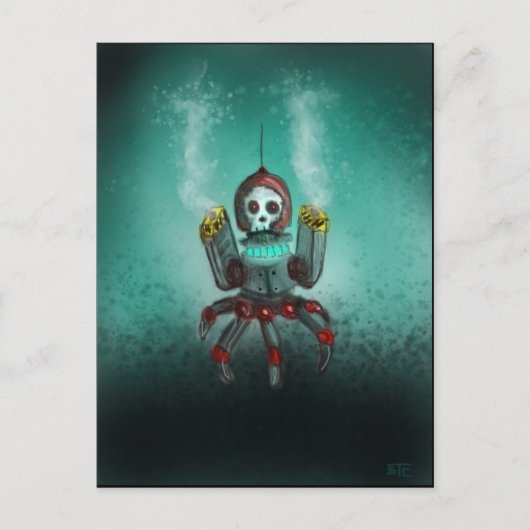 Aardrobot Briefkaart (Voorkant)