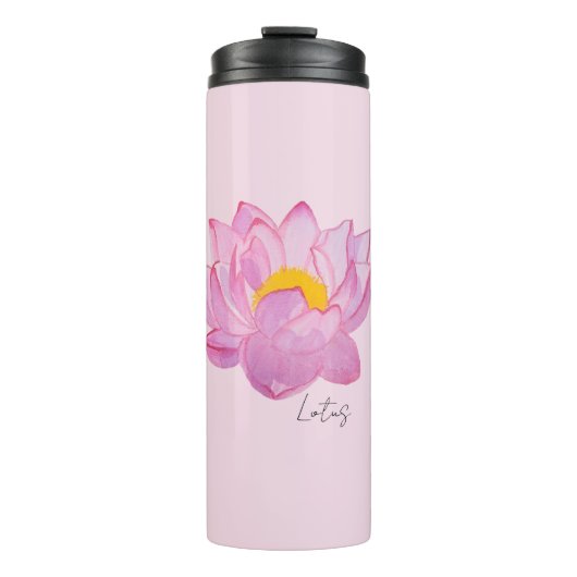 Aardroze fluiter thermosbeker (Voorkant)