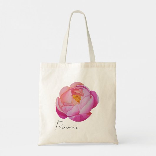 Aardroze pijlstaart tote bag (Achterkant)