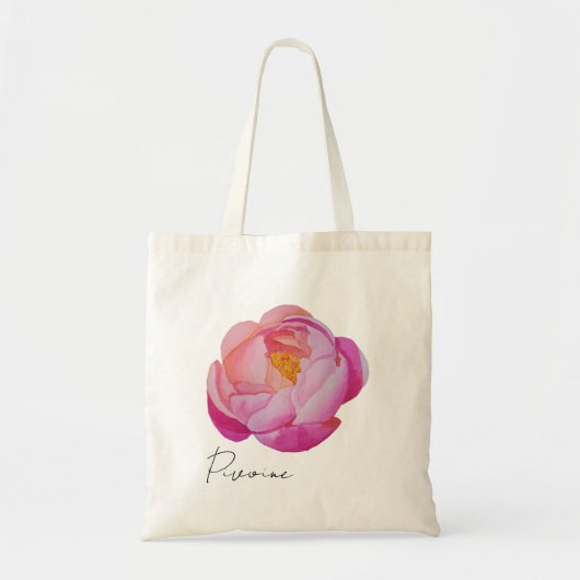 Aardroze pijlstaart tote bag (Voorkant)