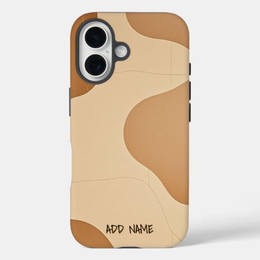 Aards Abstract minimalistisch ontwerp Case-Mate iPhone Case (Achterkant)