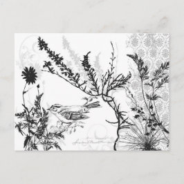 aards B/W-Briefkaart Briefkaart