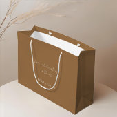 aards | Bloemenmonogram bruiloft Dank u Groot Cadeauzakje