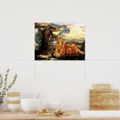 Aards door Evelyn De Morgan, Victoriaanse kunst Poster (Keuken)