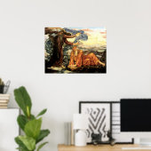 Aards door Evelyn De Morgan, Victoriaanse kunst Poster (Thuiskantoor)